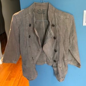 Zara Trf Linen & Cotton Jacket size S